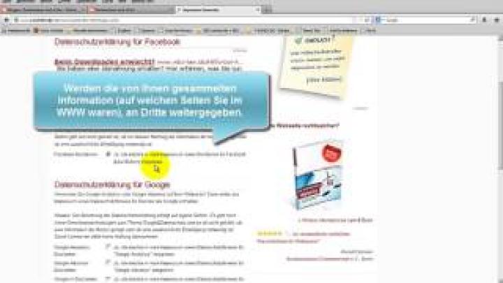 Blogger.com! Blog Einstellungen vornehmen, Impressum einbinden.