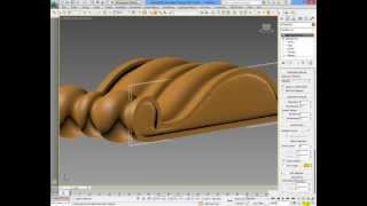 3dsMax уроки на русском 24 (Создание капители)