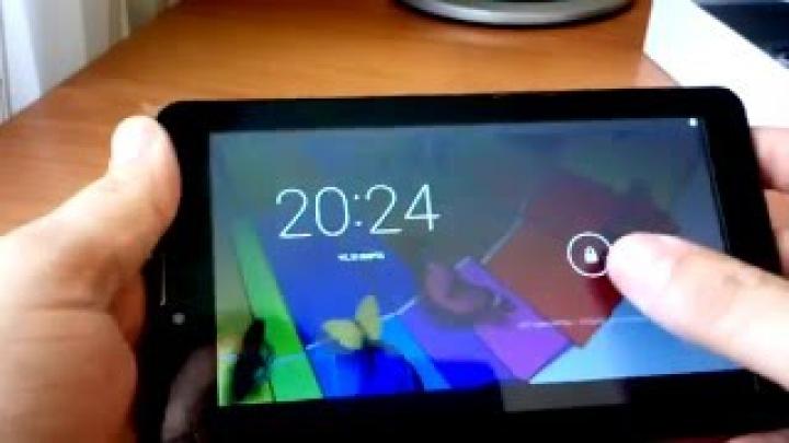 Видео ролик (обзор) . Планшет 7 дюймов 706 3G 2 ядра 8GB