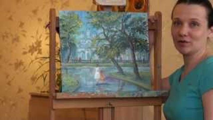 Художник Алёна Островская. &amp;quot;Landscape&amp;quot; &amp;quot;Пейзаж&amp;quot;. Живопись.